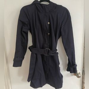 J. Crew Navy Trench Coat